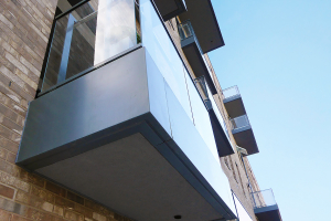 husk architectural aluminium balcony fascias and cills for new union wharf