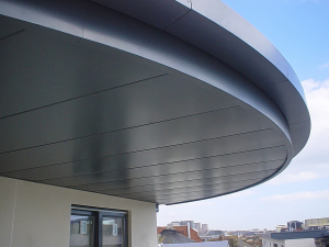 husk architectural curved aluminium fascias and soffits